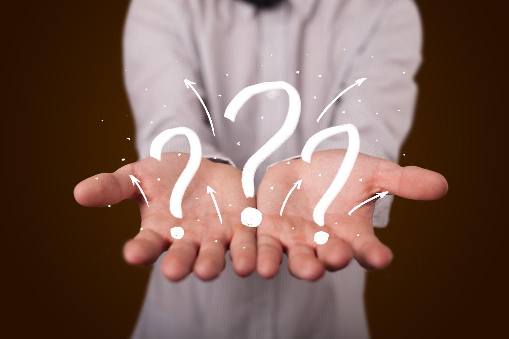 A person with questions