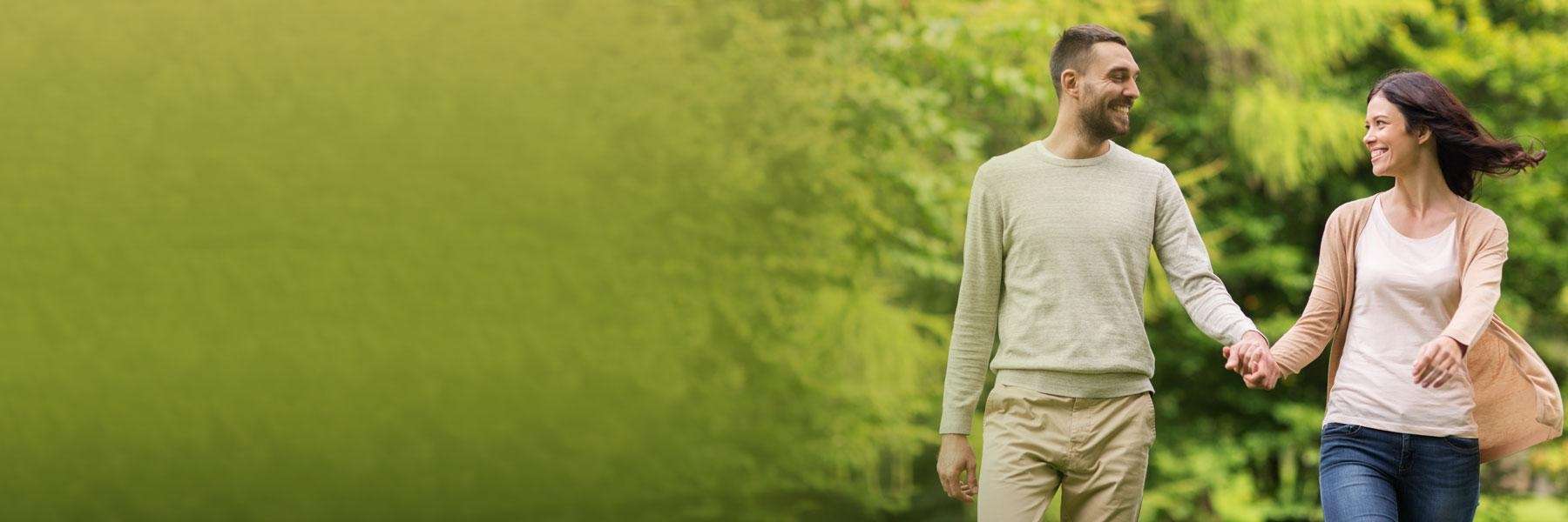 A couple taking a walk | Vancouver dentist