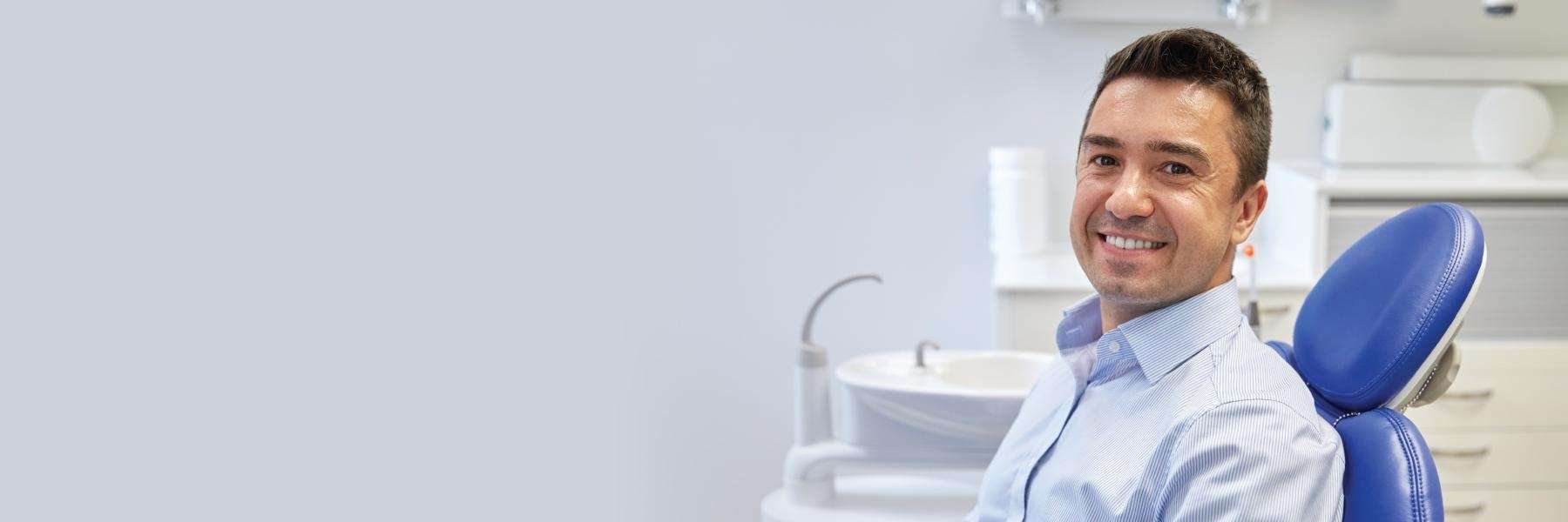 vancouver man sitting in dental chair