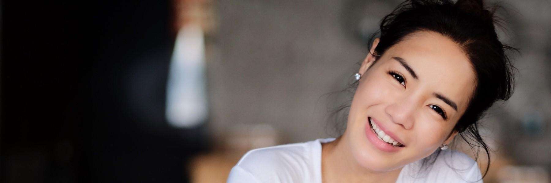 A vancouver woman smiling