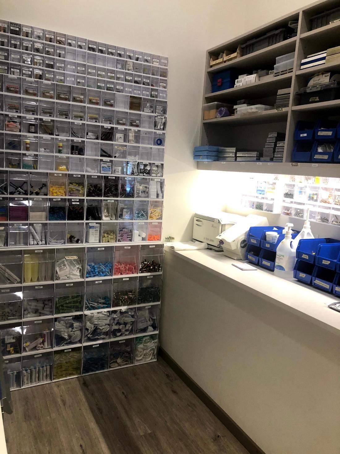 Sterilization room at Alta Dental Studio