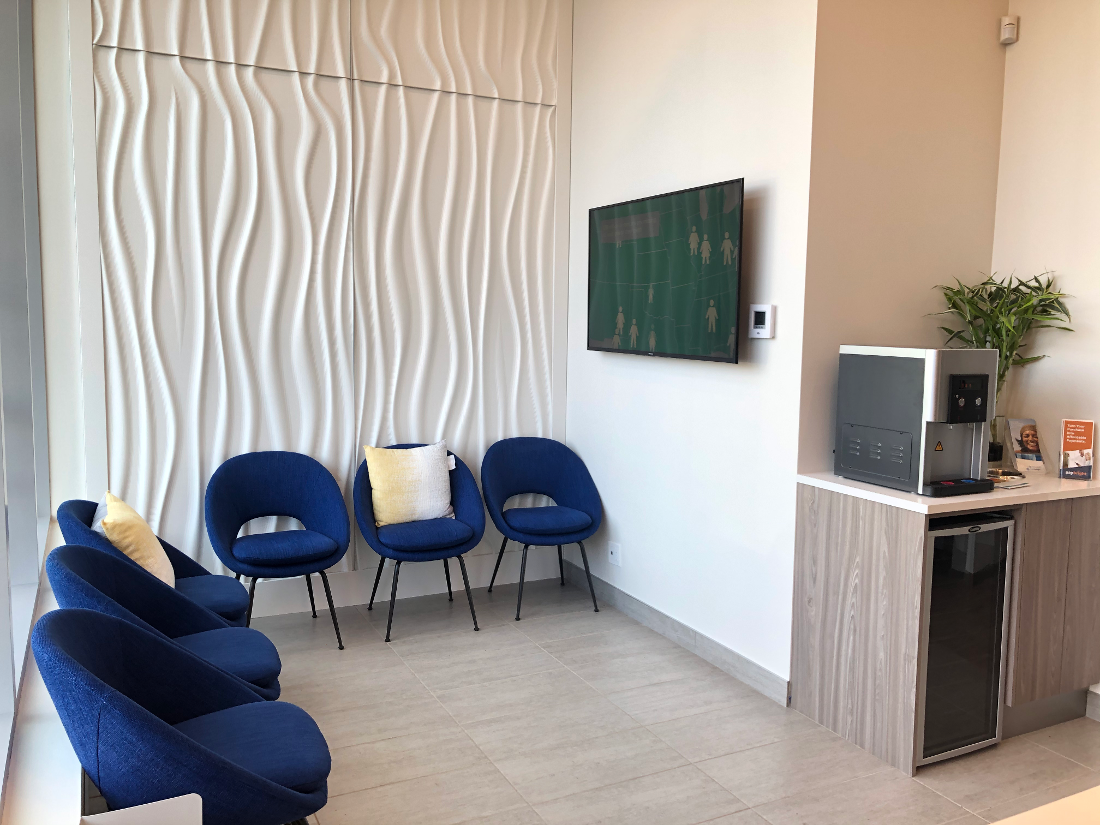 Alta dental studio waiting area