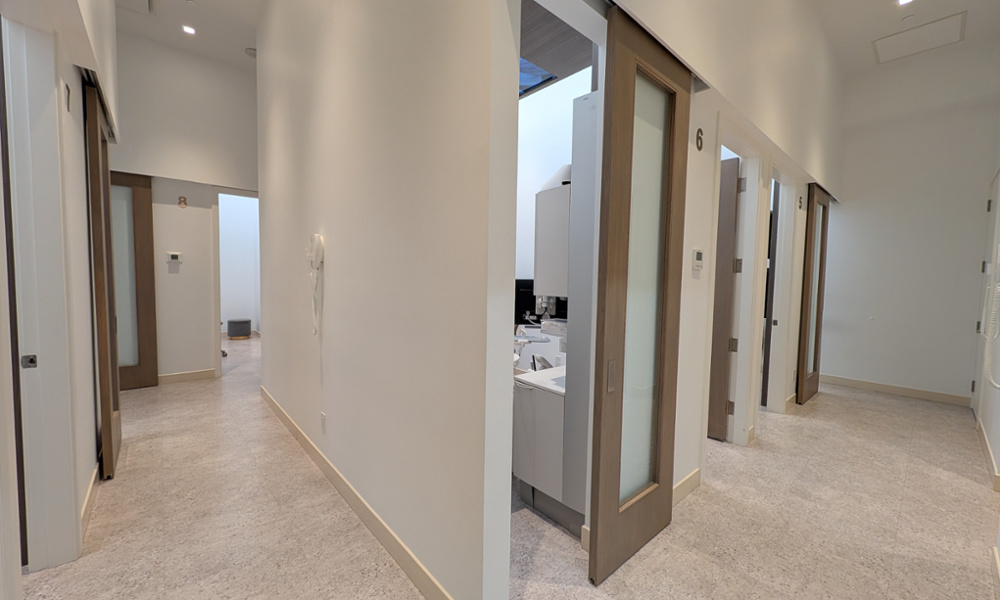 Modern Treatment Area Hallway